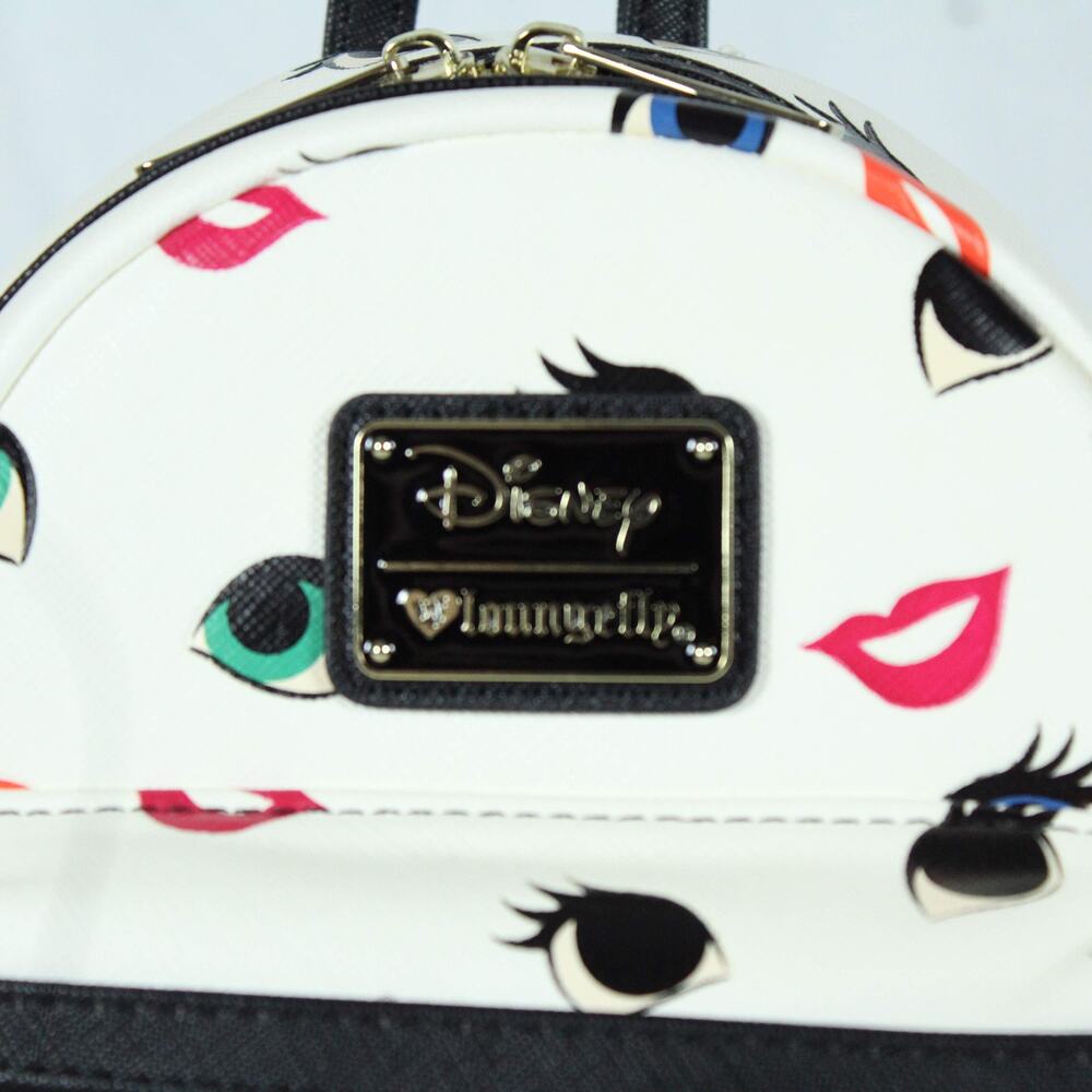 Loungefly Disney Princess Eyes & Lips Mini Backpack – OG Heart Logo 2017 NWT HTF - Picture 2 of 14
